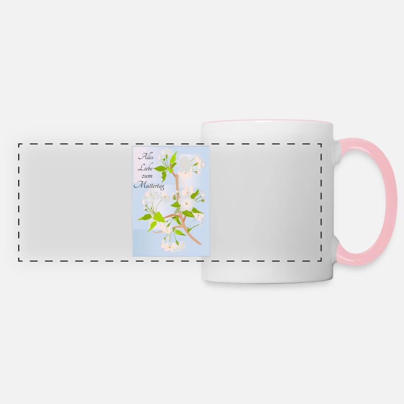 Happy Mother's Day - Panoramic Mug - white/pink