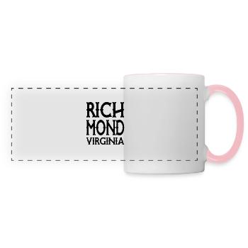 Richmond - Virginia - United States of America USA - Panoramic Mug - white/pink - Front