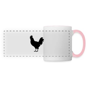 Hen - Panoramic Mug - white/pink - Front
