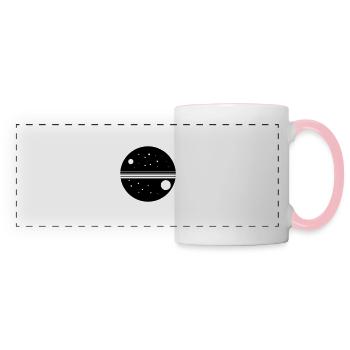 Planet Galaxy - Panoramic Mug - white/pink - Front
