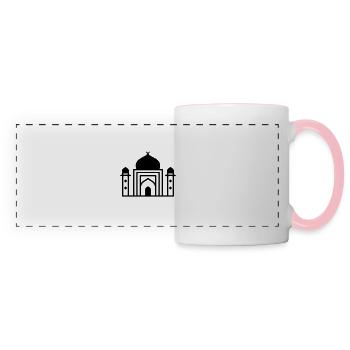 Moschee - Panoramatasse - Weiß/Pink - Vorne