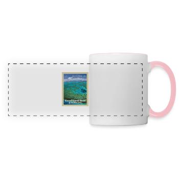 Great Barrier Reef - Panoramatasse - Weiß/Pink - Vorne