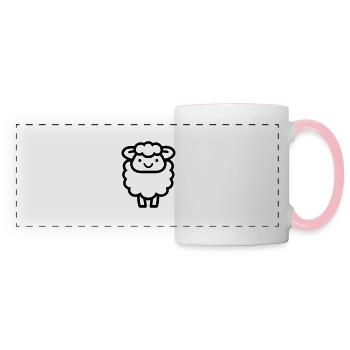 sheep - Panoramic Mug - white/pink - Front