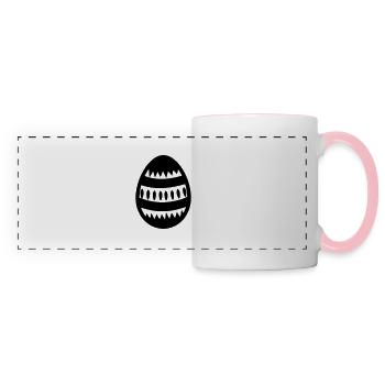 Egg - Panoramic Mug - white/pink - Front