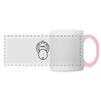 Good boy 01 - Panoramatasse - Weiß/Pink - Vorne