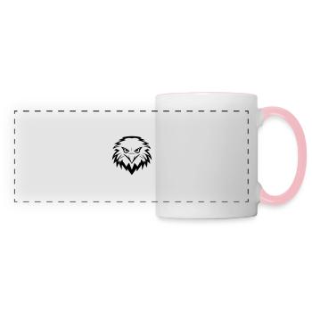 Aigle - Mug panoramique contrasté et blanc - blanc/rose - Devant