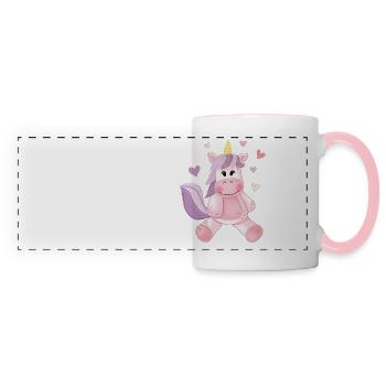 unicorn - Panoramic Mug - white/pink - Front