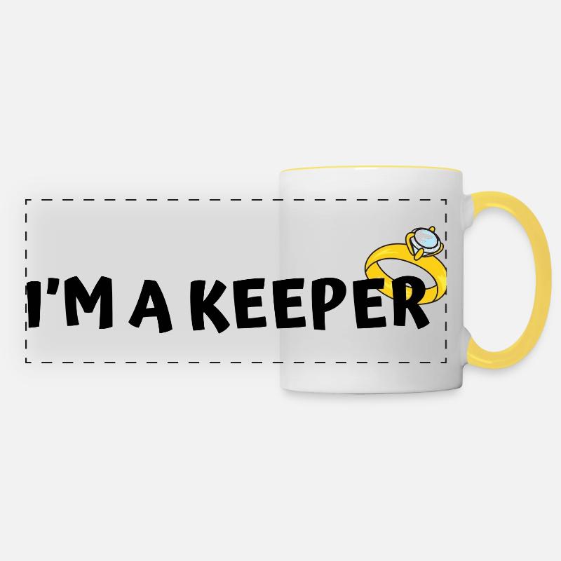 Engagement Design - Panoramic Mug - white/yellow