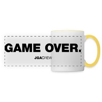 Game Over (JGA - Jungesellenabschied) - Panoramatasse - Weiß/Gelb - Vorne