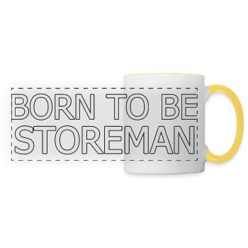 Storeman Born To Be - Panoramatasse - Weiß/Gelb - Vorne
