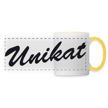 One of a kind - Panoramic Mug - white/yellow - Front