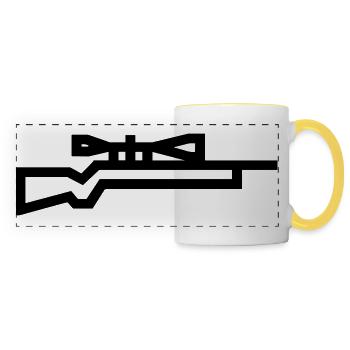sniper - Panoramic Mug - white/yellow - Front