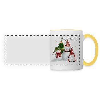 Christmas Gnomes - Panoramatasse - Weiß/Gelb - Vorne