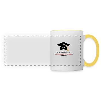 Pharmdegree - Panoramic Mug - white/yellow - Front