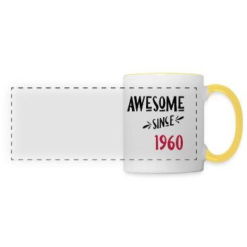 since1960 - Panoramic Mug - white/yellow - Front