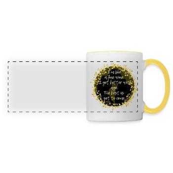 Adrian Ivashkov and Sydney Sage Quote RichelleMead - Panoramic Mug - white/yellow - Front