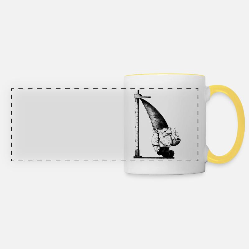 Messlatten Dwarf - Panoramic Mug - white/yellow