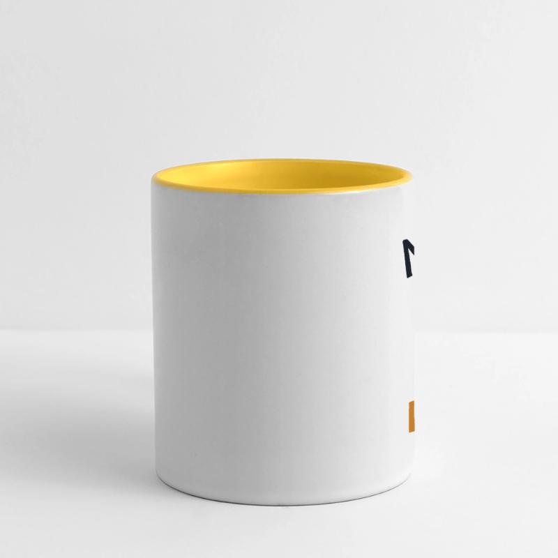 Mon cerveau est composé à 95% de pythons Python Snake Banana Mug panoramique contrasté et blanc