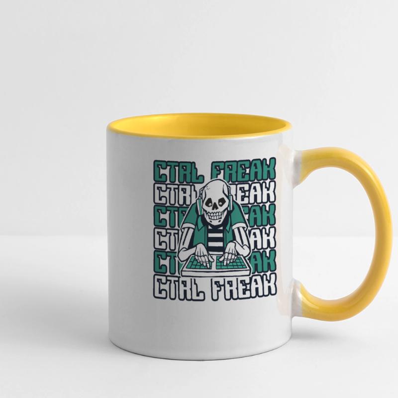 CTRL Freak Software Developer Developer Panoramic Mug
