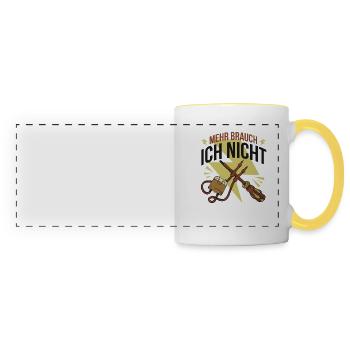 Welder Metal Worker Locksmith Craftsman - Panoramic Mug - white/yellow - Front