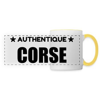 Corse / Corsica / Maure / Corso / Bastia - Panoramatasse - Weiß/Gelb - Vorne