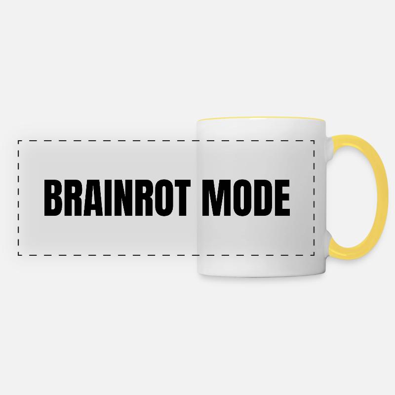 Confusion - Panoramic Mug - white/yellow