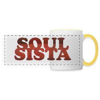 Soul Sista - Panoramatasse - Weiß/Gelb - Vorne