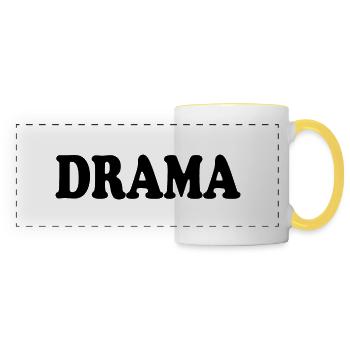 Drama - Panoramic Mug - white/yellow - Front