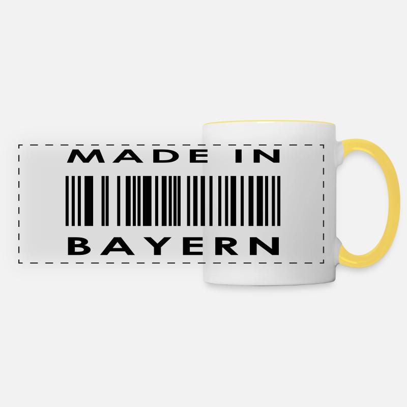 Made in Bavaria - Panoramic Mug - white/yellow