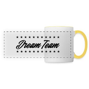Dream Team - Panoramic Mug - white/yellow - Front