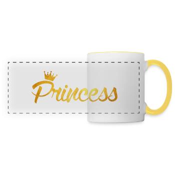 Princess - Panoramic Mug - white/yellow - Front