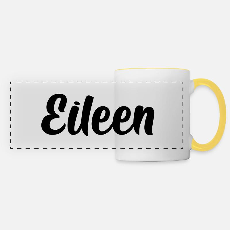 Eileen - Tazza panoramica - bianco/giallo