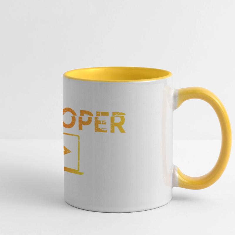 Developer - Informatik IT EDV PC Computer Shirt Panoramic Mug