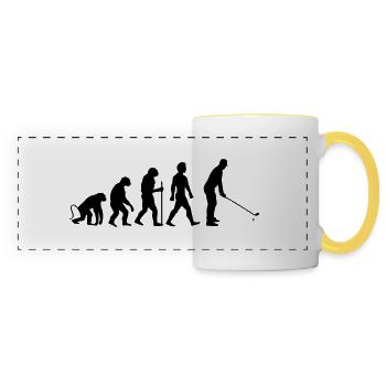 evolution golf - Panoramatasse - Weiß/Gelb - Vorne
