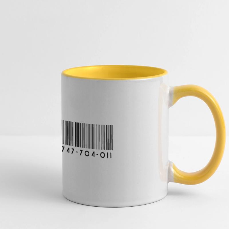 Barcode bar code strip codes Panoramic Mug