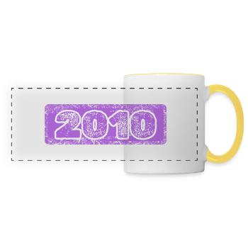 2010 2010 - Panoramic Mug - white/yellow - Front