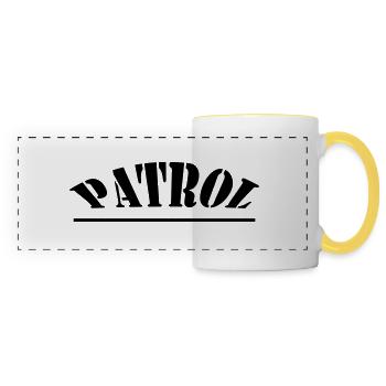 PATROL - Panoramic Mug - white/yellow - Front