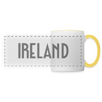 Ireland - Panoramic Mug - white/yellow - Front