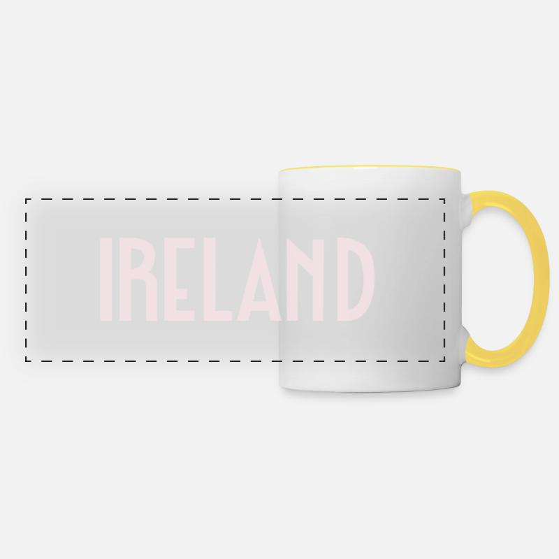 Irland - Panoramatasse - Weiß/Gelb