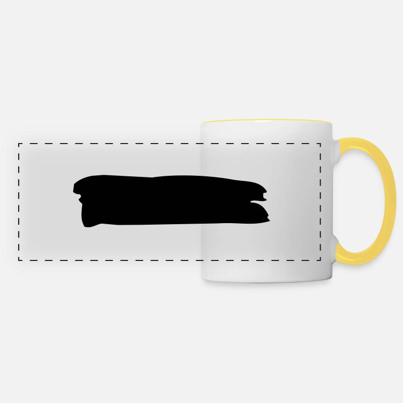 paint - Panoramic Mug - white/yellow