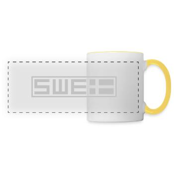 Swedish tactical - Panoramic Mug - white/yellow - Front