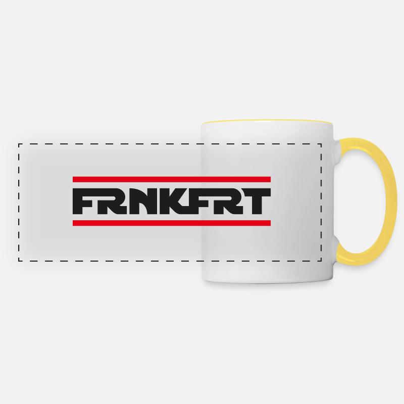 FRNKFRT - Panoramic Mug - white/yellow