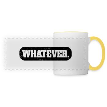 Whatever - Panoramatasse - Weiß/Gelb - Vorne