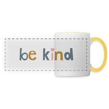 be child - Panoramic Mug - white/yellow - Front