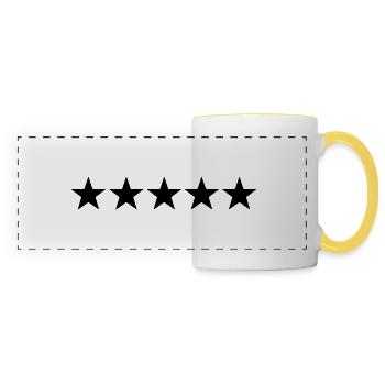 5 Star General - Panoramic Mug - white/yellow - Front