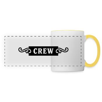Crew Ornament - Panoramic Mug - white/yellow - Front