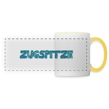 Mount Zugspitze - Panoramic Mug - white/yellow - Front