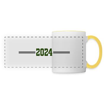 2024 - Panoramic Mug - white/yellow - Front
