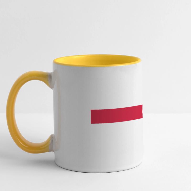 Conception de citation de texte intrépide Mug panoramique contrasté et blanc