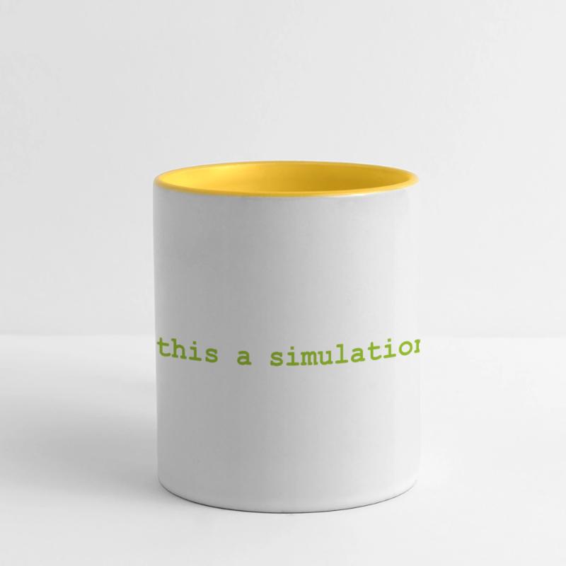 Is this a simulation Programming Computer Science Panoramic Mug